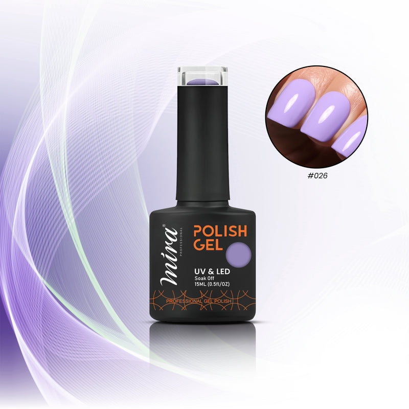 Nail Art Gel Nail Polish 15ml #026 Mira Professional - al basel - nail art - nail polish