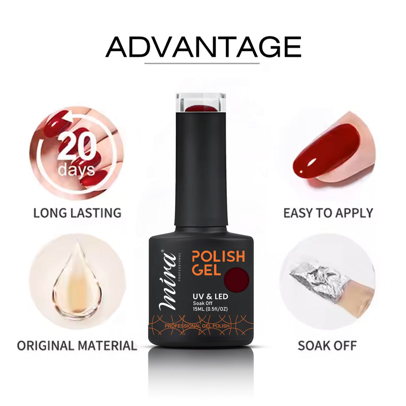 Nail Art Gel Nail Polish 15ml #055 Mira Professional- al basel - nail art - nail polish