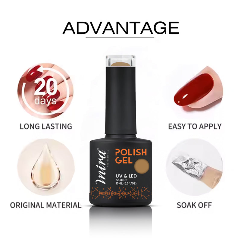 Nail Art Gel Nail Polish 15ml #060 Mira Professional- al basel - nail art - nail polish
