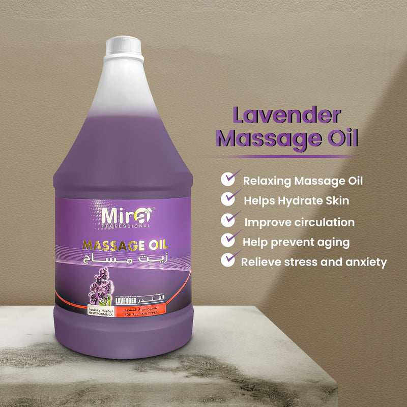 Mira Massage oil lavender 3.78ltr - al basel cosmetics