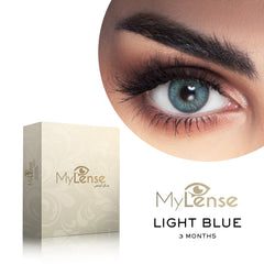 MyLense Light Blue (3 Month Use) Contact Lense - al basel cosmetics