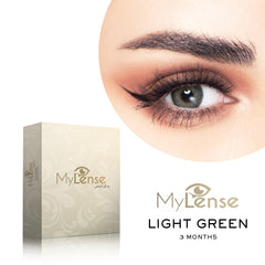 MyLense Light Green (3 Month Use) Contact Lense - al basel cosmetics