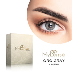 MyLense Oro Gray (3 Month Use) Contact Lense - al basel cosmetics