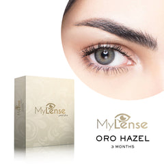 MyLense Oro hazel (3 Month Use) Contact Lense - al basel cosmetics