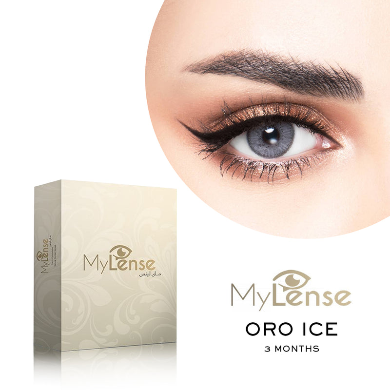 MyLense Oro Ice (3 Month Use) Contact Lense - contact lense - al basel cosmetics 