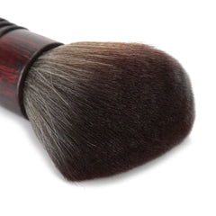 Wood Neck Duster Brush Brown- al basel comsetics