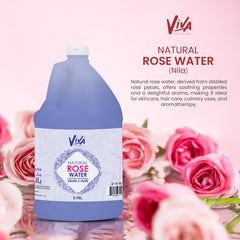 Viva Natural Rose Water Nila 3.78Ltr - rose water - al basel cosmetics