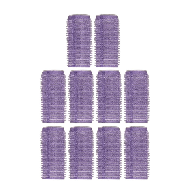 Plastic Self Grip Hair Rollers Curlers 10pcs