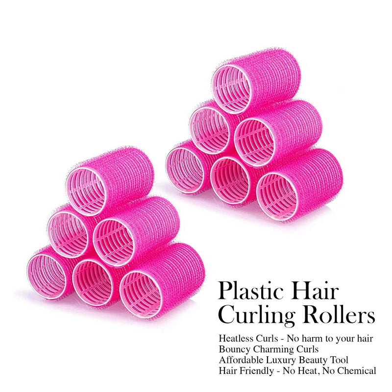 Plastic Self Grip Hair Rollers 10pcs #10