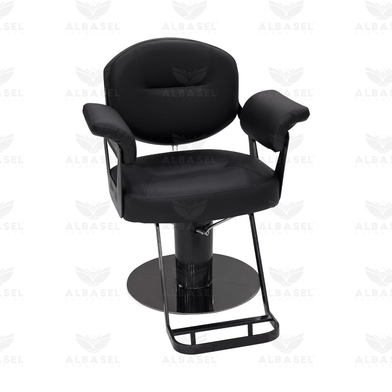 Professional Beauty Salon Ladies Hair Cutting Chair Black - Ladies Styling Chair KSA - Ladies Chair Oman - Al Basel Cosmetics - UAE