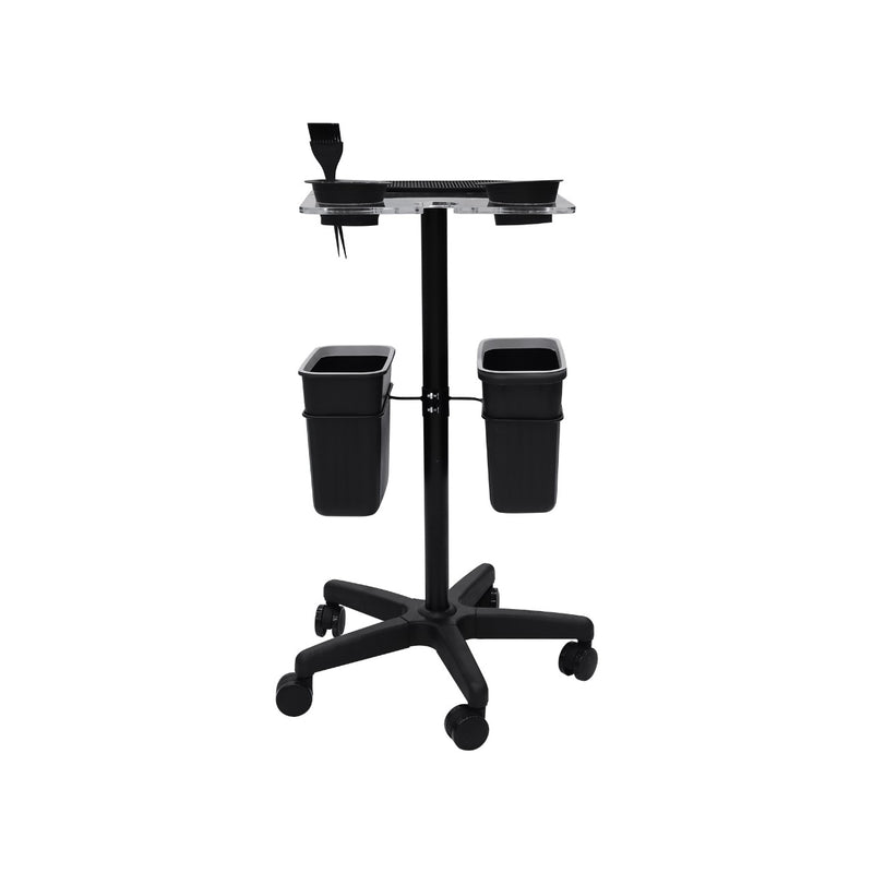 Professional Salon Serving Trolley with Hairdressing Coloring Tray and Organizer - salon trolley - hairdresser organizer trolley - Al Basel Cosmetics - UAE - salon trolley in Saudi Arabia - Salon Trolley Oman