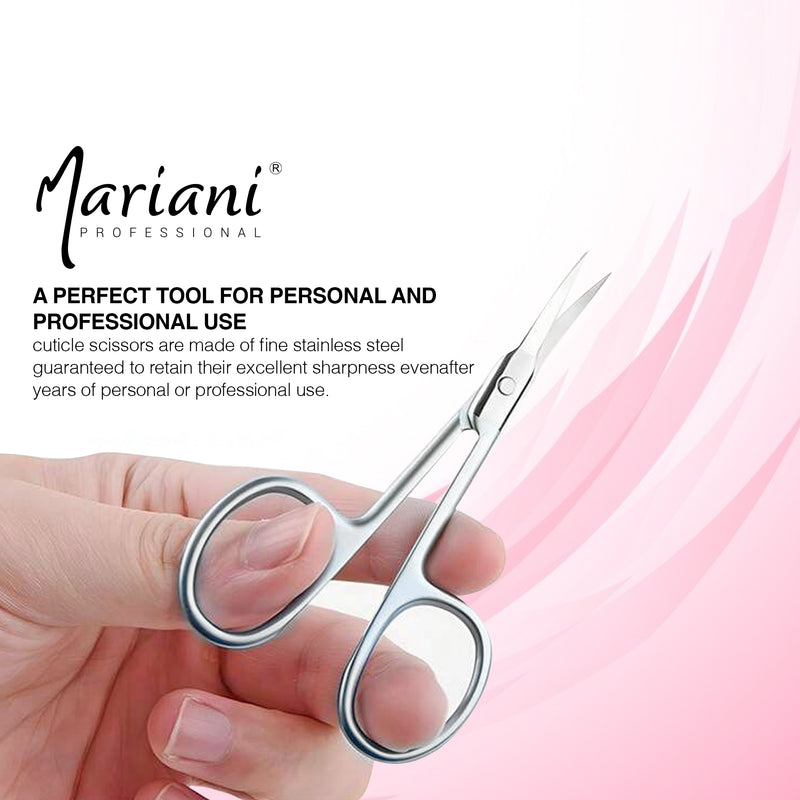 Professional Stainless Steel Eyebrow and Cuticle Scissor 722 Mariani 2 Pcs
