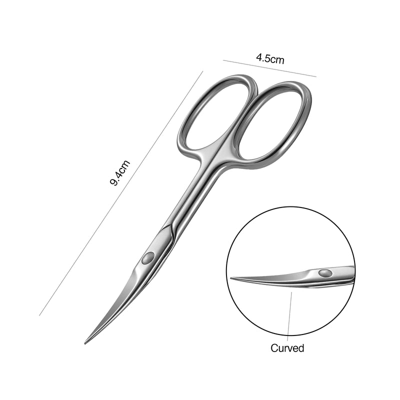 Professional Stainless Steel Eyebrow and Cuticle Scissor 722 Mariani 2 Pcs