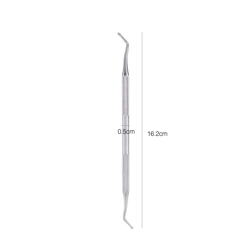 Professional Stainless Steel Cuticle Nail Pusher Mariani 724 3 Pcs