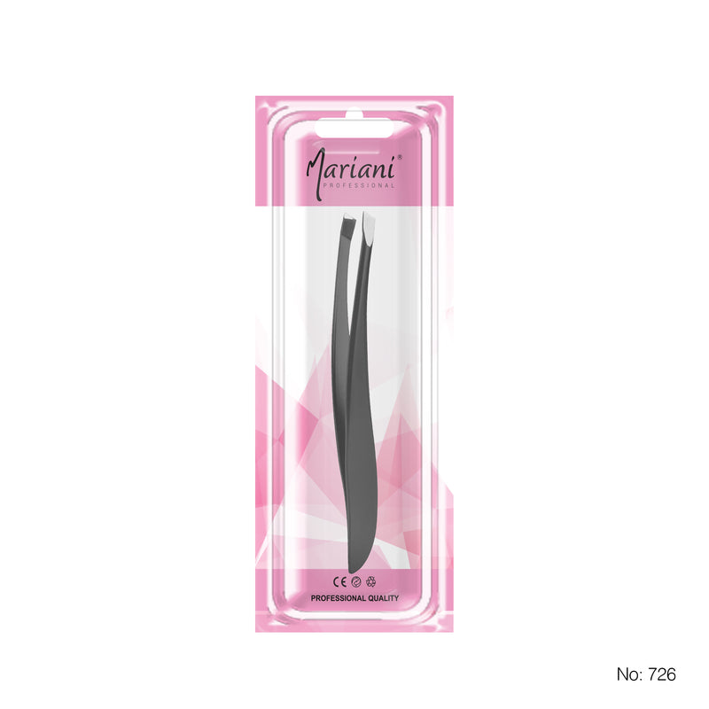 Professional Stainless Steel Tweezers for Eyebrows Mariani 726 2 Pcs