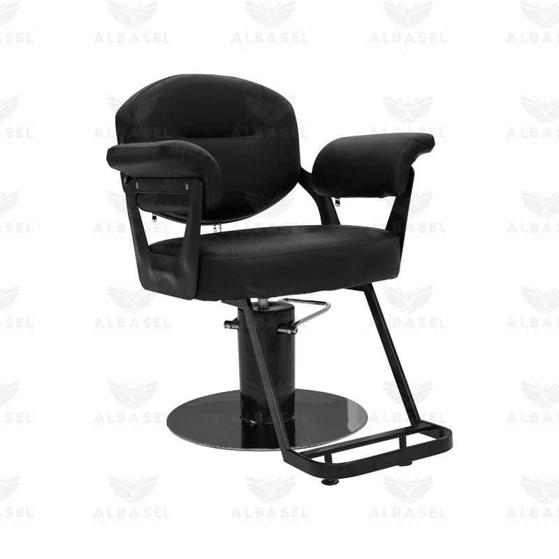 Professional Beauty Salon Ladies Hair Cutting Chair Black - Ladies Styling Chair KSA - Ladies Chair Oman - Al Basel Cosmetics - UAE