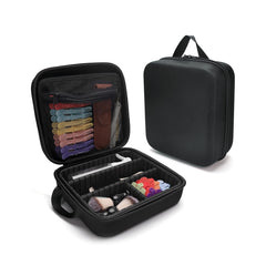Professional Barber Carrying Case – Black Modern Tool Organizer for Clippers & Styling Equipment - Al Basel Cosmetics - UAE