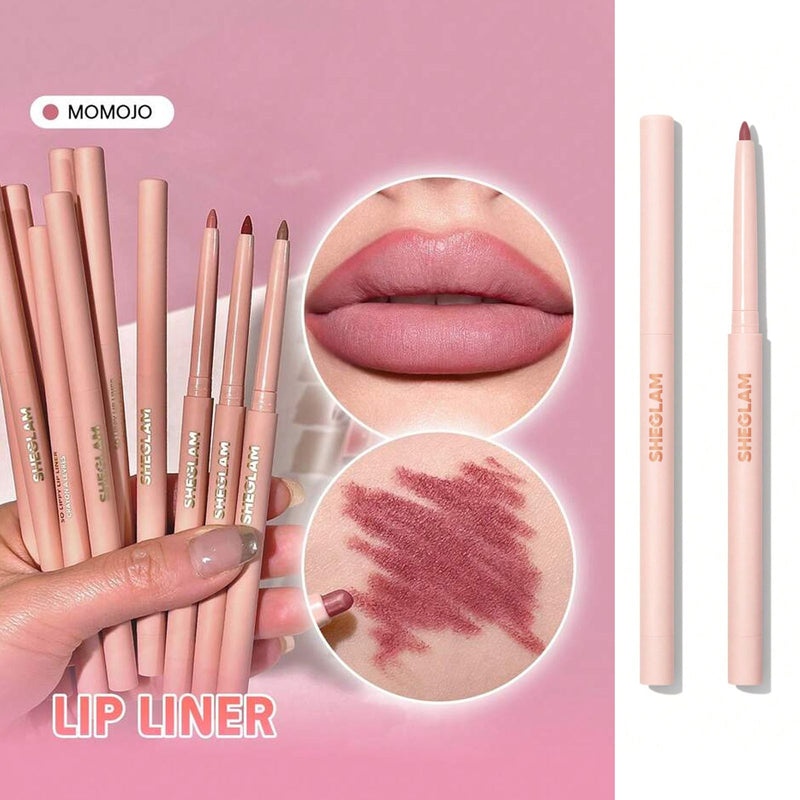 SHEGLAM Momojo So Lippy Lip Liner - Smooth Matte Lip Pencil UAE - Al Basel Cosmetics UAE - Sheglam lip liner - Lip liner shade 204 - Lip liner matte