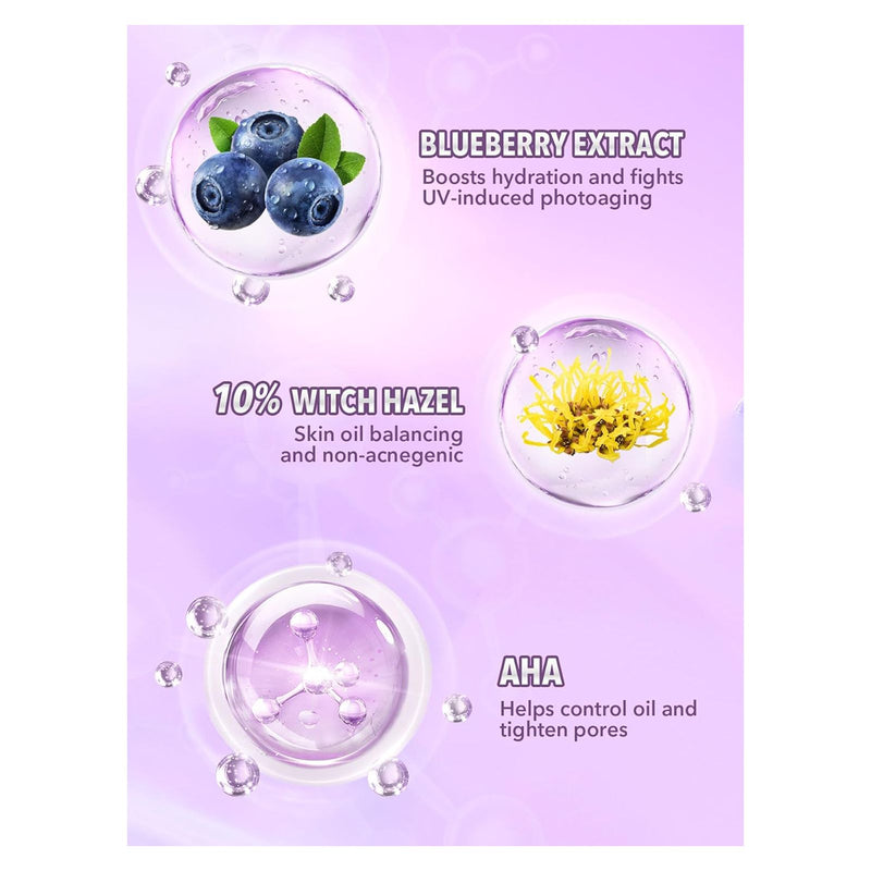 SHEGLAM Good Grip Hydrating Primer Blueberry AHA Al Basel Cosmetics - SHEGLAM gripping face primer travel size - Sheglam UAE - Al Basel Cosmetics - SHEGLAM smooth makeup base primer UAE