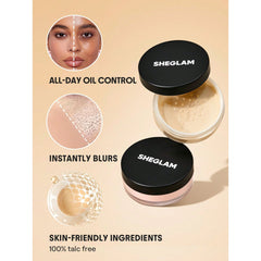 SHEGLAM pore blurring setting powder UAE - SHEGLAM glow finish makeup powder - SHEGLAM baked glow powder - Al Basel Cosmetics