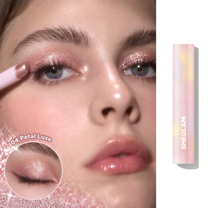 SHEGLAM Crystal Jelly Glaze Stick Petal Luxe | Fresh Pink Gloss – Al Basel UAE - Lipstick in pink shade - SHEGLAM tint for lip and cheeks - Al Basel Cosmetics - UAE
