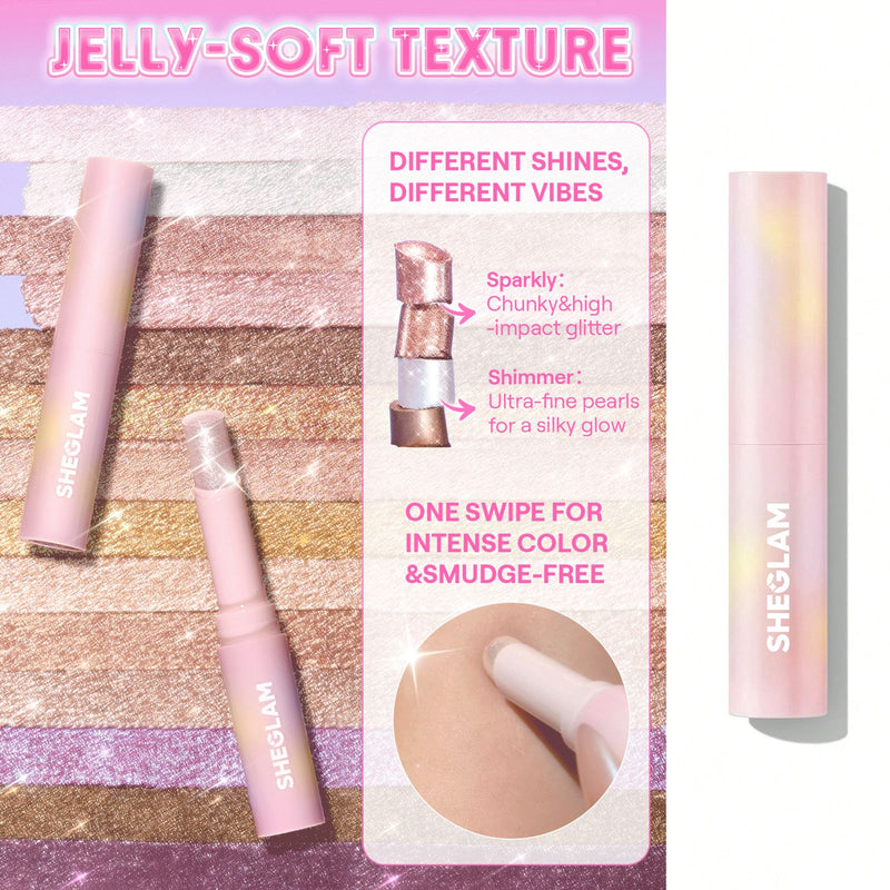 SHEGLAM Crystal Jelly Glaze Stick - jelly glaze stick - Al Basel Cosmetics - Sheglam UAE - tint for lips & cheeks