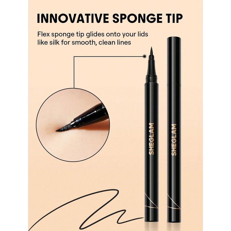 SHEGLAM Now Streaming Waterproof Eyeliner | Eye Affinity Liquid Liner UAE - Long-lasting waterproof eyeliner - Smudge-proof eyeliner - Waterproof Eyeliner - Al Basel Cosmetics - UAE