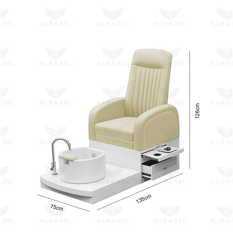 Salon Spa Pedicure Station - cream