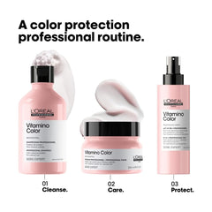 Serie Expert Vitamino Color Pink Shampoo 300ml Loreal Professionel-loreal shampoo - al basel cosmetics