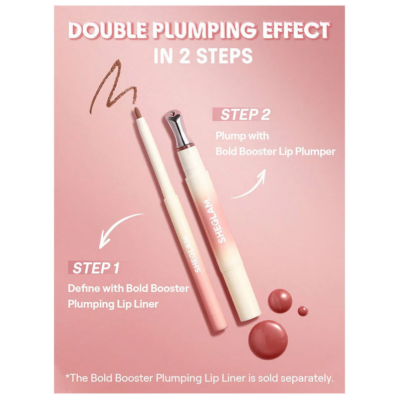 SHEGLAM Rosé Veil Lip Plumper UAE – Hydrating Gloss with Volume Effect - lip booster gloss - lip gloss - Al Basel Cosmetics - UAE