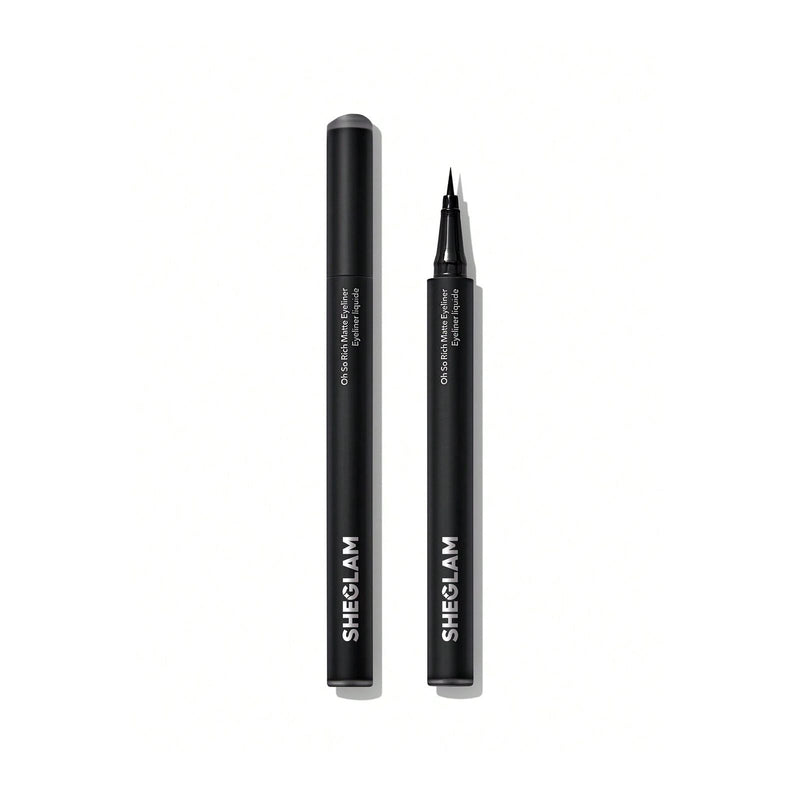 SHEGLAM Oh So Rich Matte Liquid Eyeliner - Long-Lasting Black Eyeliner UAE - matte black eyeliner - Waterproof eyeliner - Al Basel Cosmetics UAE