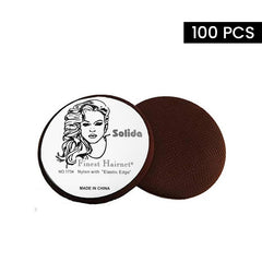Solida Professional Hair Net Brown- Pack of 100 Pcs- hair net- hair cover- accessories- al basel- UAE