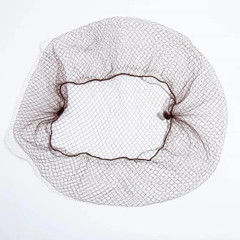 Solida Professional Hair Net Brown- Pack of 100 Pcs- hair net- hair cover- accessories- al basel- UAE