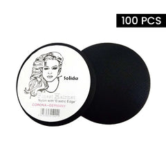 Solida Professional Hair Net Black- Pack of 100 Pieces- hair net- hair cover- hair styling accessories- al basel UAE