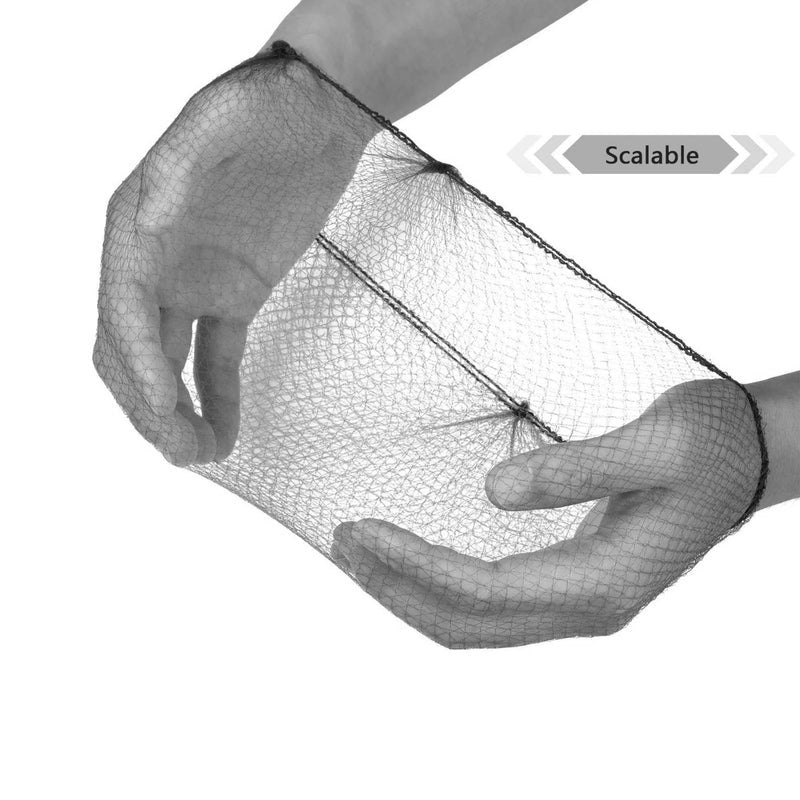 Solida Professional Hair Net Black- Pack of 100 Pieces- hair net- hair cover- hair styling accessories- al basel UAE