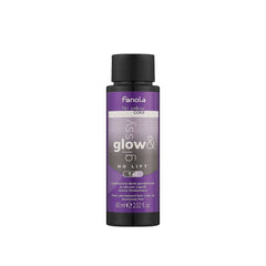Fanola Glow & Glossy T.02 Natural/Violet Toner 60ml – Ammonia-free semi-permanent oil toner for cool violet tones and high shine hair - Al Basel Cosmetics - UAE