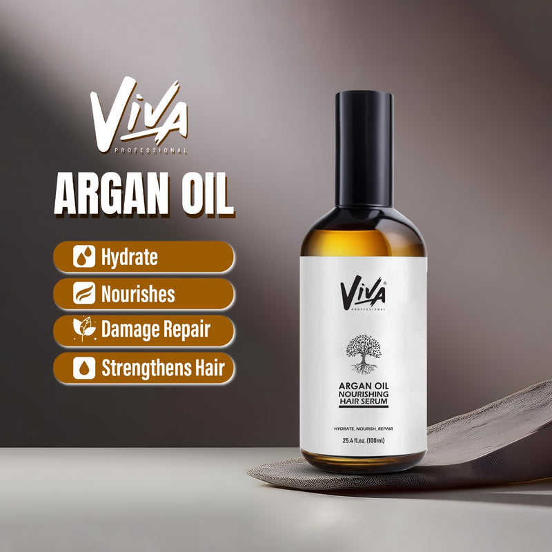 Argan Oil Nourishing Hair Serum 100ml Viva - al basel cosmetics