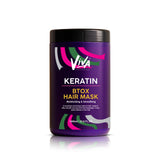 Keratin Btox Hair Mask 1000ml Viva Professional – Intense Repair & Frizz Control - professional keratin hair mask - Al Basel Cosmetics - UAE - Hair mask in Saudi Arabia