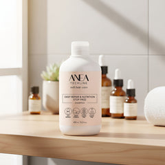 Anea Deep Repairing Shampoo 450ml - Frizz hair shampoo - ANEA TECHLINE - Vegan shampoo in UAE - Al Basel Cosmetics