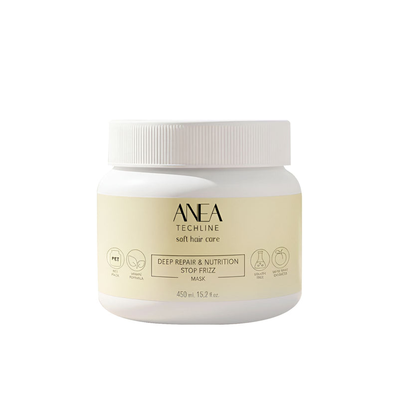 Anea Stop Frizz Mask 450ml - Deep Repair & Nutrition - nutrition mask for hair - Al Basel Cosmetics - UAE