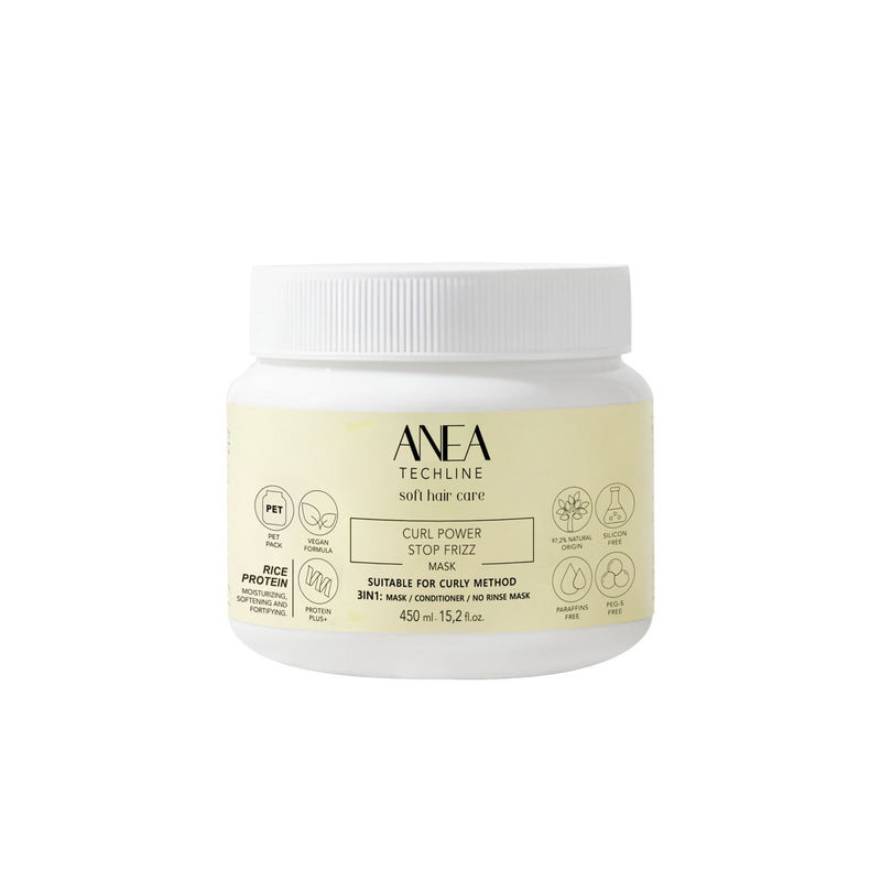 Anea Soft Hair Care Curl Power 450ml - Curly hair mask UAE - Al Basel Cosmetics - UAE