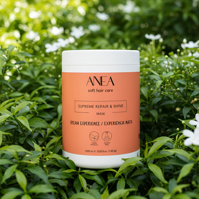 Anea Techline Hair Repairing Mask 1000ml for Damaged Hair - Anea supreme repair and shine mask - Hair mask UAE - Al Basel Cosmetics