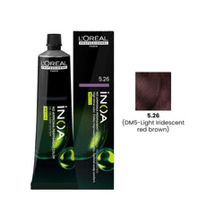 iNOA Hair Color 60g 5.26 DM5 Light Iridescent Red Brown Loreal Professional