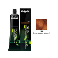 iNOA Hair Color 60g 7.44 Deep Copper Blonde Loreal Professional