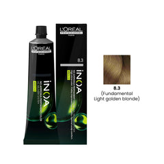 iNOA Hair Color 60g 8.3 Fundamental Light Golden Blonde Loreal Professional