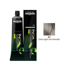iNOA Hair Color 60g 9.1 Very Light Ash Blonde Loreal Professional