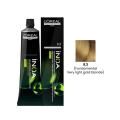 iNOA Hair Color 60g 9.3 Fundamental Very Light Gold Blonde Loreal Professional