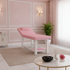 Spa Facial Massage Waxing Bed Pink - Facial massage bed - multipurpose bed - Al Basel Cosmetics - UAE