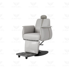 Grey Makeup Chair – Comfortable Salon & Spa Chair - styling chair UAE - Grey Salon Furniture Saudi Arabia - Al Basel Cosmetics - UAE