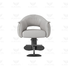 Ladies Salon & Spa Hair Styling Chair with Footrest Grey - Grey salon furniture UAE - Al Basel Cosmetics - UAE